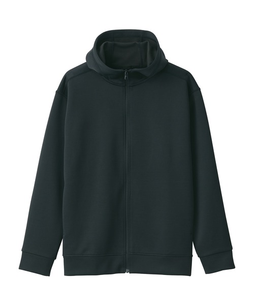 無印良品（ムジルシリョウヒン）の「〔MUJI WALKER〕ＵＶカット乾きやすいスウェットフルジップパーカ（パーカー・レディース・ネイビー/グレー系1/ブラック/アイボリー・L/XL/S/M/XS/XXL）」の19枚目の写真