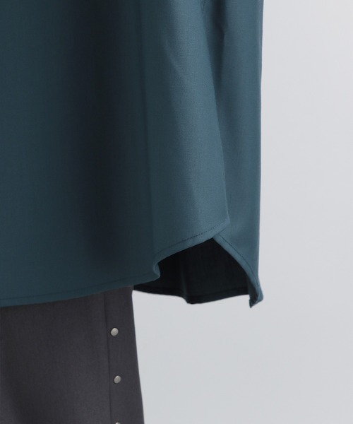 HARE(ハレ)の「TRスタンドカラーオーバーシャツ(HARE)(シャツ/ブラウス・メンズ・ブルー/ホワイト系その他/ブラック系その他・MEDIUM/SMALL)」の15枚目の写真