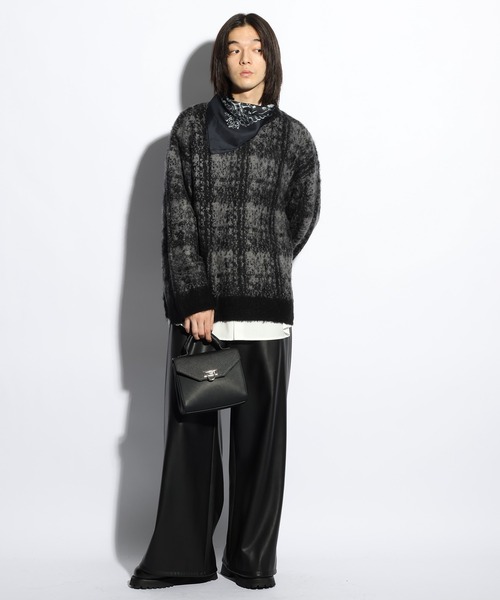 HARE(ハレ)の「TRスタンドカラーオーバーシャツ(HARE)(シャツ/ブラウス・メンズ・ブルー/ホワイト系その他/ブラック系その他・MEDIUM/SMALL)」の20枚目の写真