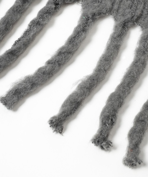 PAGEBOY(ページボーイ)の「フリンジストール(マフラー・レディース・ホワイト/チャコールグレー/グリーン・FREE)」の20枚目の写真