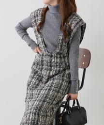 【WEB限定商品】ツイードジャンパースカート