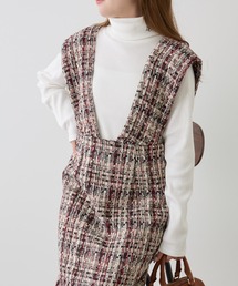 one after another NICE CLAUP | ツイードジャンスカ(ジャンパースカート)