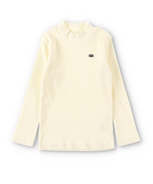 BRANSHES(ブランシェス)の「オリジナルプレート付きハイネックTシャツ(Tシャツ/カットソー・キッズ・ブラック/ベージュ/ロイヤルブルー/アイボリー/その他/レッド・120/90/140/100/110/160/150/130)」の2枚目の写真