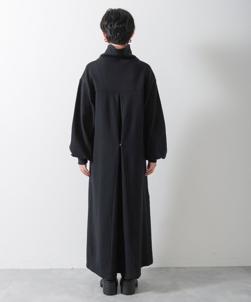 RAGEBLUE（レイジブルー）の「ハーフジップ/裏毛スウェットワンピース（ワンピース・レディース・ブラック/グリーン/オフホワイト・FREE）」の16枚目の写真