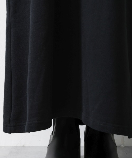 RAGEBLUE（レイジブルー）の「ハーフジップ/裏毛スウェットワンピース（ワンピース・レディース・ブラック/グリーン/オフホワイト・FREE）」の19枚目の写真