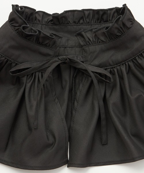 BONLECILL noir（ボンルシールノワール）の「【BONLECILL noir】フリルリボンクロップドボレロ（カーディガン/ボレロ・レディース・ブラック/アイボリー・FREE）」の6枚目の写真