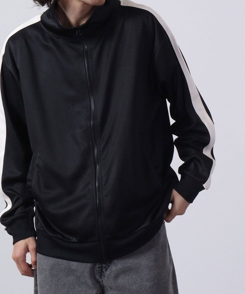 FUNALIVE（ファンアライブ）の「ライン入りトラックジャケット（ブルゾン・メンズ・グリーン/ブラック/ワイン/ワイン系/ホワイト×ネイビー/オレンジ/アイボリー/ブルー/ネイビー/イエロー/サックスブルー・L/M）」の12枚目の写真