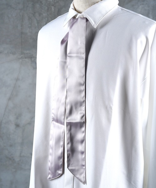 G.O.C（ジーオーシー）の「ロング カフス 2WAY ボウタイ シャツ（シャツ/ブラウス・メンズ・ホワイト/ブラック・MEDIUM/LARGE）」の15枚目の写真