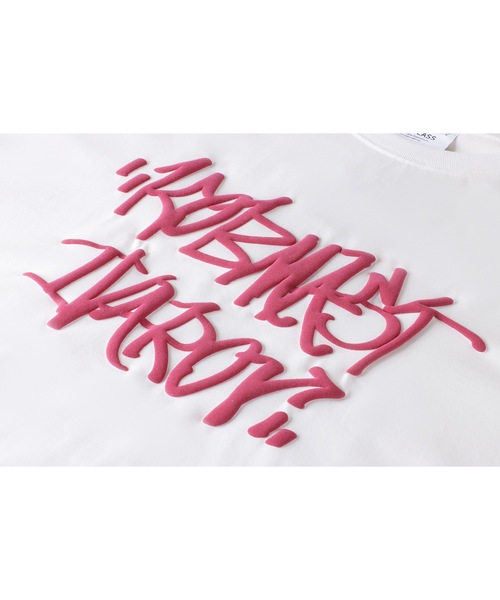 KOBMAST IVAROV(コブマストアイバロブ)の「【KOBMAST IVAROV 】Tシャツ - 描き下ろしリルーシュ(Tシャツ/カットソー・レディース・ホワイト×ピンク・LARGE/X-LARGE/MEDIUM)」の10枚目の写真