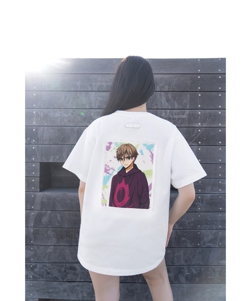 KOBMAST IVAROV(コブマストアイバロブ)の「【KOBMAST IVAROV 】Tシャツ - 描き下ろしリルーシュ(Tシャツ/カットソー・レディース・ホワイト×ピンク・LARGE/X-LARGE/MEDIUM)」の7枚目の写真
