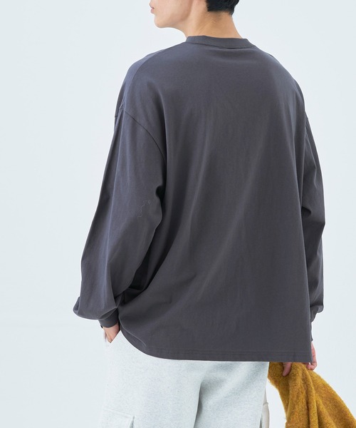 coca(coca)(コカ)の「メンズジャンクフード刺繍ロンT(Tシャツ/カットソー・メンズ・ホワイト/チャコール・M/L/XL)」の8枚目の写真