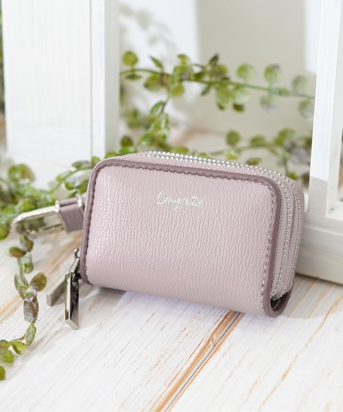 Ungrid（アングリッド）の「【Ungrid/アングリッド】 パイピング WZIP スマートキーケース（キーケース/キーアクセサリー・レディース・オレンジ/グレイッシュベージュ/ライトピンク/ターコイズブルー/ベージュ系その他/ライトグレー/ライトグリーン/ダークブラウン/イエロー/ブラック/ブラウン/ラベンダー/シルバー/アイボリー/オリーブ・FREE）」の11枚目の写真