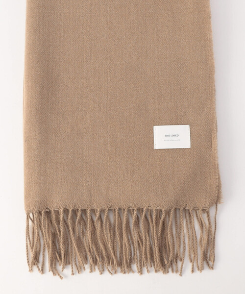 MONO　COMME CA（モノコムサ）の「ソフトタッチストール（ストール/ショール・レディース・オフホワイト/ライトグレー/ベージュ/チャコール・FREE）」の15枚目の写真