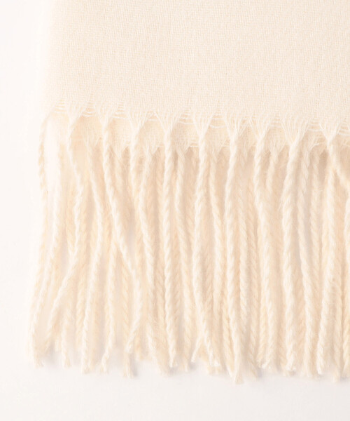 MONO　COMME CA（モノコムサ）の「ソフトタッチストール（ストール/ショール・レディース・オフホワイト/ライトグレー/ベージュ/チャコール・FREE）」の20枚目の写真