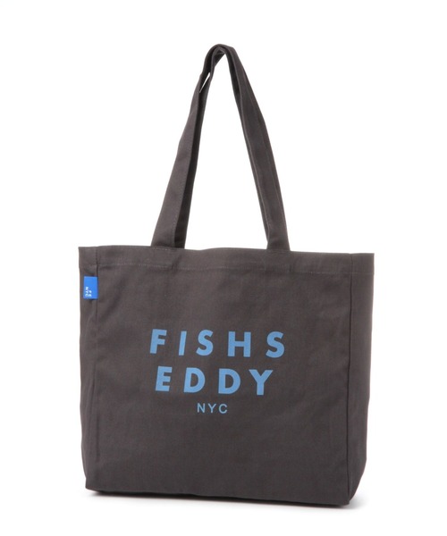 Fishs Eddy(フィッシュエディ)】カラーロゴトートバッグM