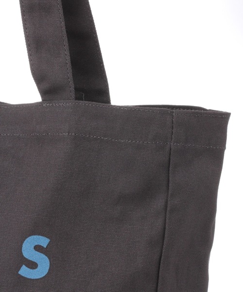 Fishs Eddy(フィッシュエディ)の「【Fishs Eddy(フィッシュエディ)】カラーロゴトートバッグM(トートバッグ・レディース・ブルー/チャコール/ベージュ/グリーン・FREE)」の8枚目の写真