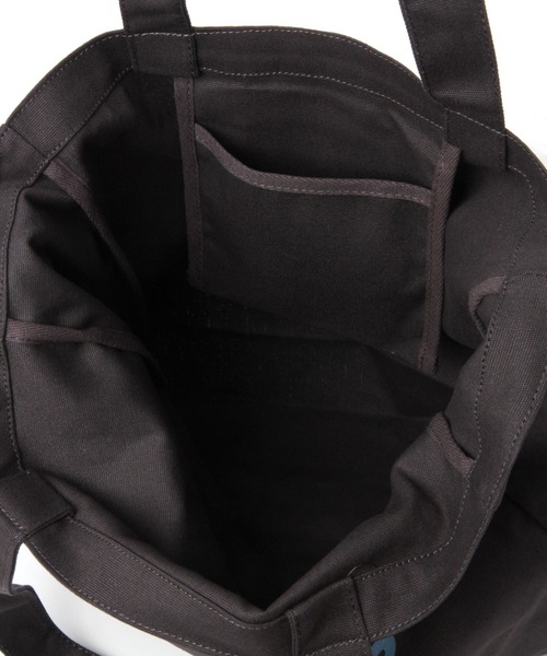 Fishs Eddy(フィッシュエディ)の「【Fishs Eddy(フィッシュエディ)】カラーロゴトートバッグM(トートバッグ・レディース・ブルー/チャコール/ベージュ/グリーン・FREE)」の11枚目の写真