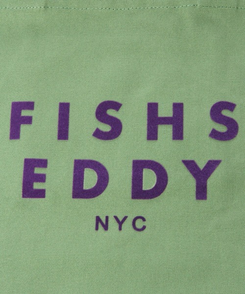 Fishs Eddy(フィッシュエディ)の「【Fishs Eddy(フィッシュエディ)】カラーロゴトートバッグM(トートバッグ・レディース・ブルー/チャコール/ベージュ/グリーン・FREE)」の14枚目の写真