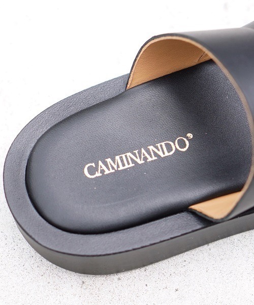 C.E.L.STORE（セルストア）の「CAMINANDO / カミナンド DIAGONAL BAND PLATFORM SANDAL バンドプラットフォームサンダル（サンダル・レディース・ブラック・6）」の7枚目の写真