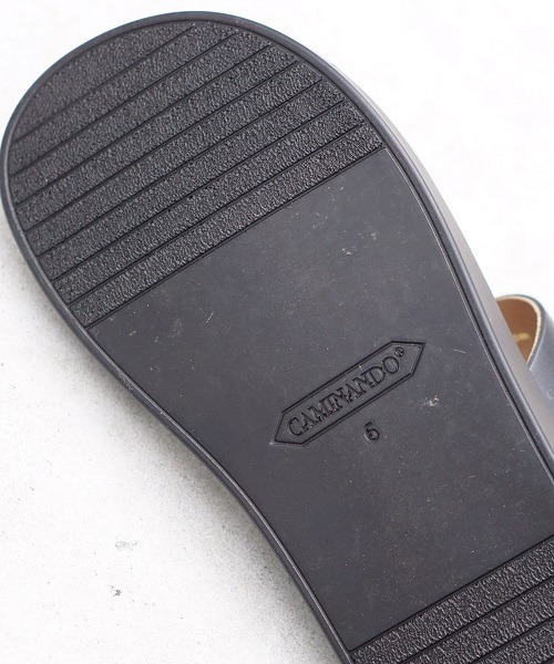 C.E.L.STORE（セルストア）の「CAMINANDO / カミナンド DIAGONAL BAND PLATFORM SANDAL バンドプラットフォームサンダル（サンダル・レディース・ブラック・6）」の8枚目の写真