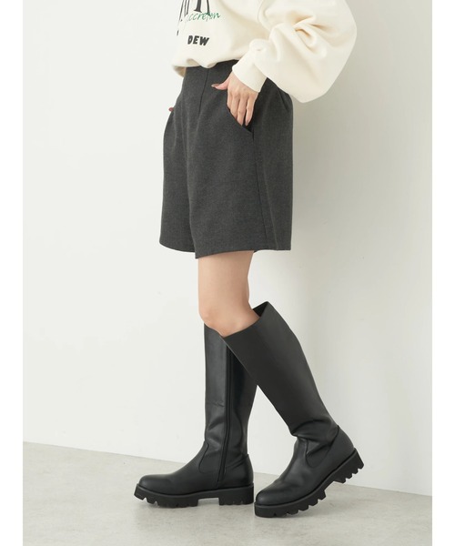 earth music&ecology（アースミュージックアンドエコロジー）の「ショートパンツ（その他パンツ・レディース・ブラウン/ブラック・FREE）」の5枚目の写真