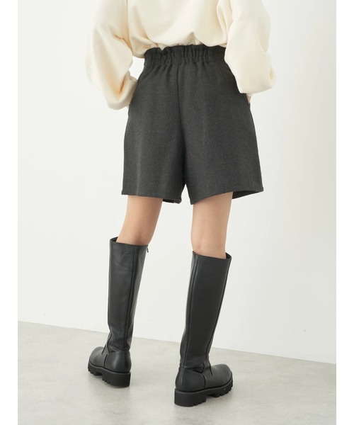 earth music&ecology（アースミュージックアンドエコロジー）の「ショートパンツ（その他パンツ・レディース・ブラウン/ブラック・FREE）」の6枚目の写真