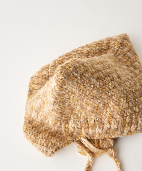 WEGO(ウィゴー)の「WEGO/ネコミミフリンジ付きニットキャップ(ニットキャップ/ビーニー・レディース・その他1/ブラック/ブラウン・FREE)」の12枚目の写真