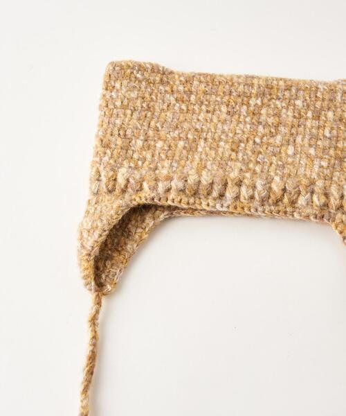 WEGO(ウィゴー)の「WEGO/ネコミミフリンジ付きニットキャップ(ニットキャップ/ビーニー・レディース・その他1/ブラック/ブラウン・FREE)」の13枚目の写真