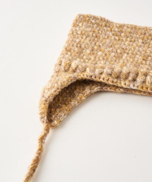 WEGO(ウィゴー)の「WEGO/ネコミミフリンジ付きニットキャップ(ニットキャップ/ビーニー・レディース・その他1/ブラック/ブラウン・FREE)」の14枚目の写真