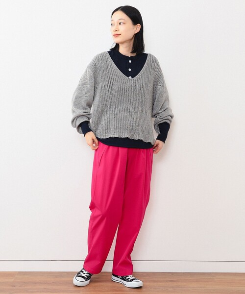 未使用ビームスボーイ　Uネック ビッグ プルオーバー BEAMS BOY BEAMS BOY（ビームスボーイ）の「BEAMS BOY / Uネック ビッグ