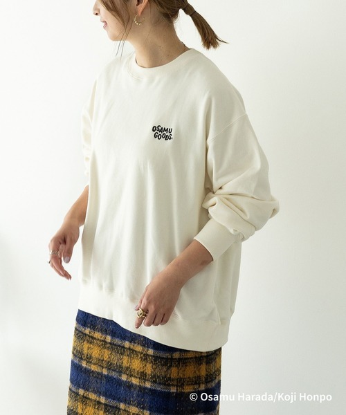 LEPSIM(レプシィム)の「【OSAMU GOODS×LEPSIM】スウェット 988860(スウェット・レディース・チャコールグレー/ホワイト/ホワイト系その他/グレー系その他/ベージュ系その他/ベージュ・FREE)」の16枚目の写真