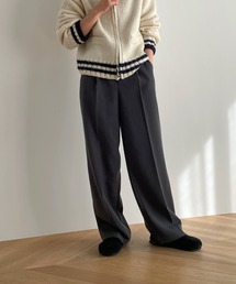 CANAL JEAN | smileyranna タックストレートパンツ(その他パンツ)