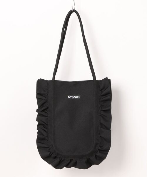 OUTDOOR PRODUCTS(アウトドアプロダクツ)の「OUTDOOR PRODUCTS/アウトドアプロダクツ フリルギャザーハンドバッグ(トートバッグ・レディース・アイボリー/ブラック/ベージュ・ONE SIZE)」の11枚目の写真