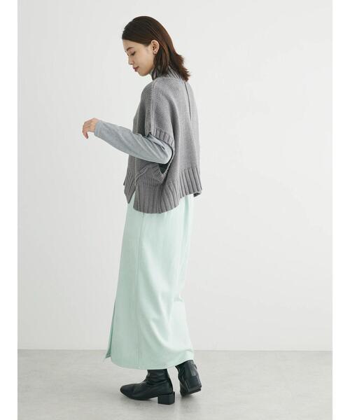 Green　Parks（グリーンパークス）の「・SUGAR　SPOON　ショートニットベスト（ベスト・レディース・ブラック/杢グレー/ベージュ・FREE）」の14枚目の写真