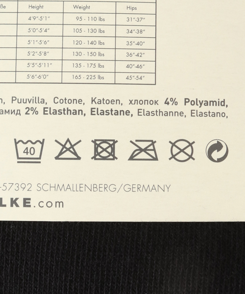 IENA（イエナ）の「【FALKE/ファルケ】FAMILY TIGHTS タイツ（タイツ/ストッキング・レディース・ブラック/チャコールグレー/アイボリー/ライトグレー・FREE）」の6枚目の写真