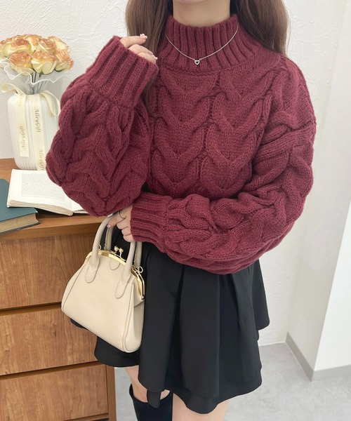 セール】ケーブルニットプルオーバー【ZOZOTOWN限定アイテム】（ニット