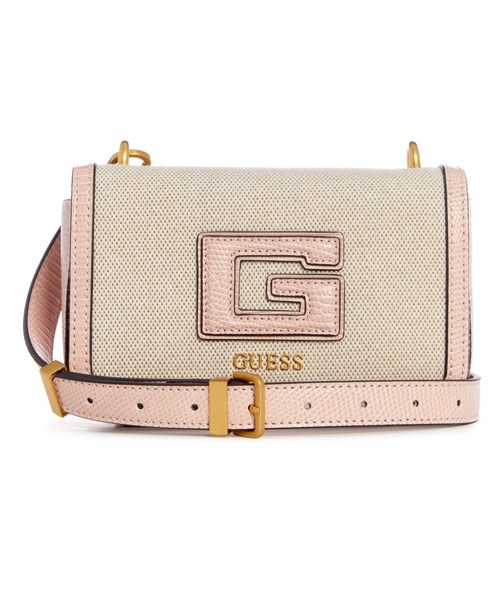 Guess（ゲス）の「G STATUS Mini Xbody Flap クロスボディバッグ レディース（ショルダーバッグ・レディース・ライトピンク・ONE SIZE）」の2枚目の写真