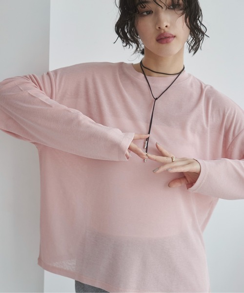 JANSOLVIEASSEMBLY シアートップス NEW】バリエーション豊富！長袖シアートップス | メイリールー