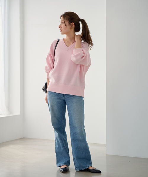 セール】≪追加≫AQUA Vネックプルオーバー2（ニット/セーター