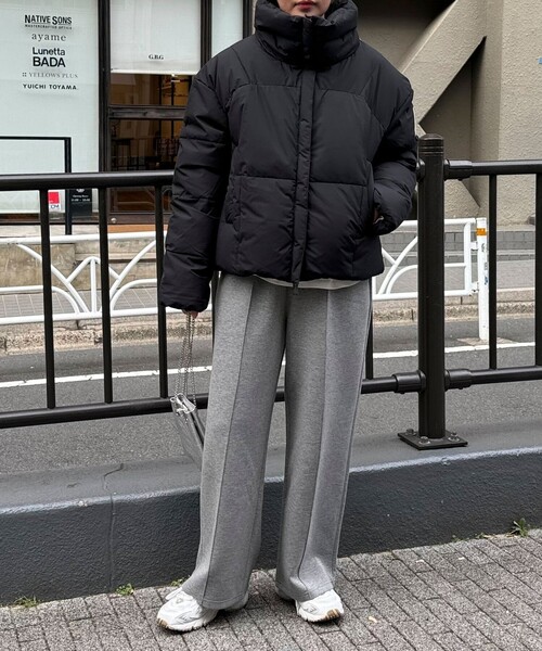 Pyrenex(ピレネックス)の「【PYRENEX/ピレネックス】HARMONIE CROP ダウンジャケット(ダウンジャケット/コート・レディース・ブラック/ベージュ・38)」の7枚目の写真