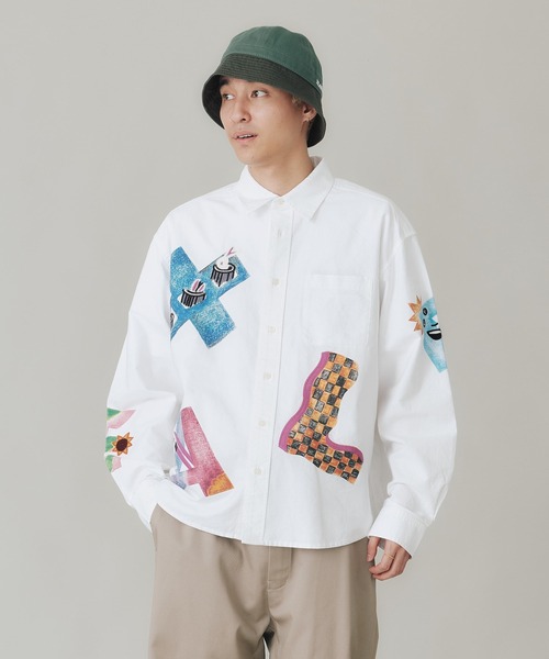 XLARGE（エクストララージ）の「VARIOUS LETTER L/S SHIRT（シャツ/ブラウス・メンズ・ライトブルー/ホワイト・S/XL/M/L）」の20枚目の写真