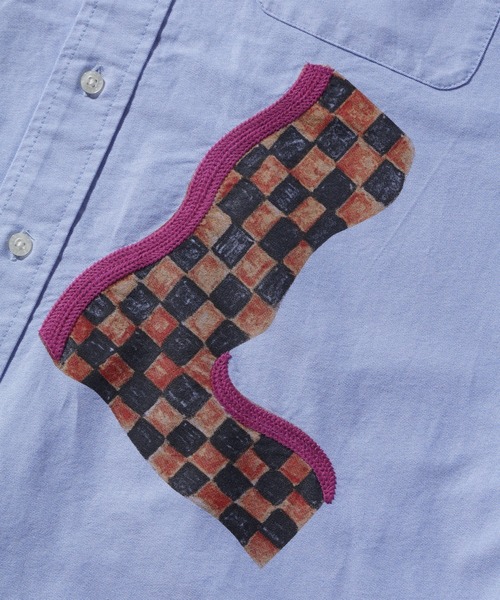 XLARGE（エクストララージ）の「VARIOUS LETTER L/S SHIRT（シャツ/ブラウス・メンズ・ライトブルー/ホワイト・S/XL/M/L）」の7枚目の写真