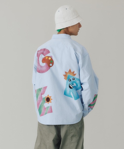 XLARGE（エクストララージ）の「VARIOUS LETTER L/S SHIRT（シャツ/ブラウス・メンズ・ライトブルー/ホワイト・S/XL/M/L）」の18枚目の写真