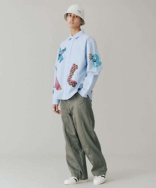 XLARGE（エクストララージ）の「VARIOUS LETTER L/S SHIRT（シャツ/ブラウス・メンズ・ライトブルー/ホワイト・S/XL/M/L）」の19枚目の写真