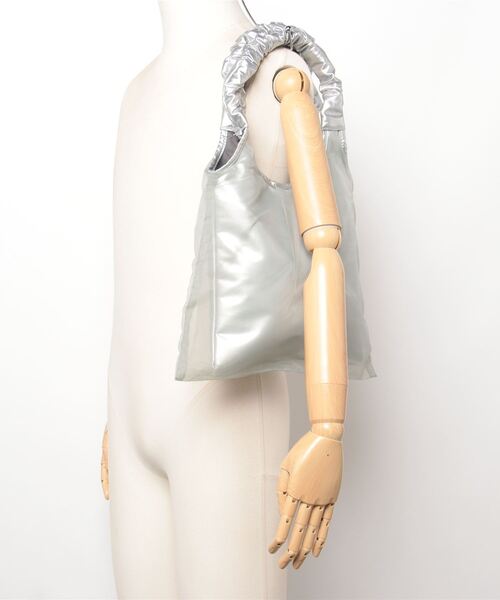 Per sist ence（パーシエンス）の「ギャザーハンドルチュールトート（トートバッグ・レディース・シルバー/アイボリー/ブラック/ブロンズ・FREE）」の13枚目の写真