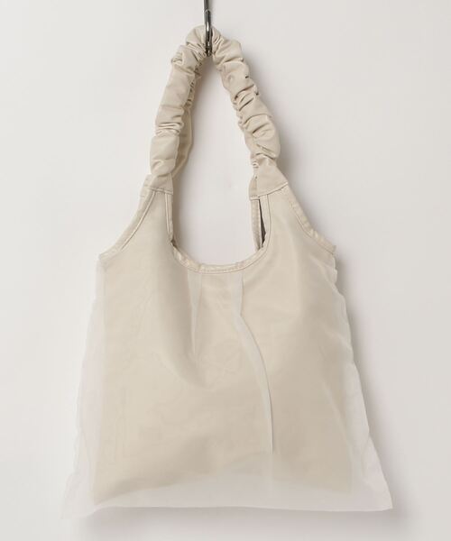 Per sist ence（パーシエンス）の「ギャザーハンドルチュールトート（トートバッグ・レディース・シルバー/アイボリー/ブラック/ブロンズ・FREE）」の15枚目の写真