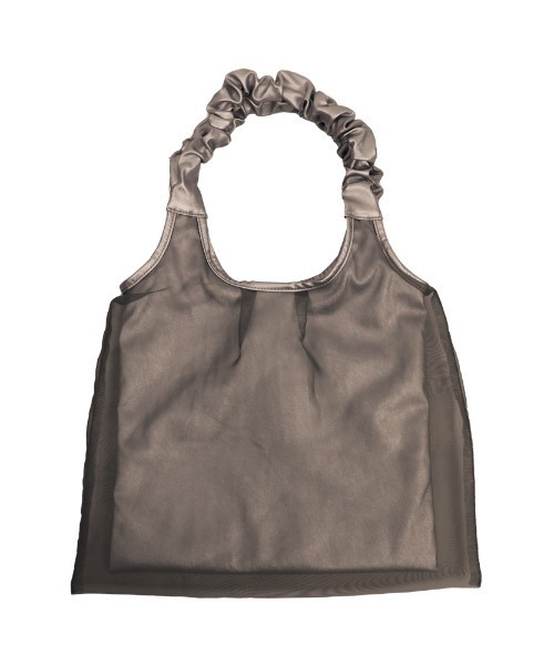 Per sist ence（パーシエンス）の「ギャザーハンドルチュールトート（トートバッグ・レディース・シルバー/アイボリー/ブラック/ブロンズ・FREE）」の20枚目の写真