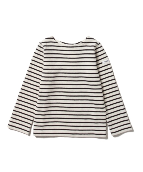 B:MING by BEAMS（ビーミングバイビームス）の「ビーミング by ビームス / ストレッチフライス長袖Tシャツ（Tシャツ/カットソー・キッズ・ネイビー/イエロー系その他/オフホワイト/ライトグレー・80/90/110/100/130/120）」の2枚目の写真