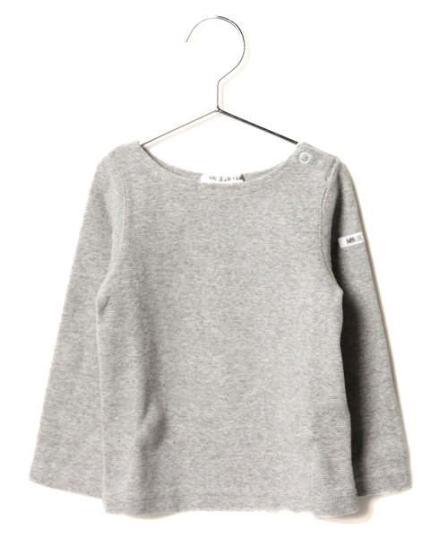 B:MING by BEAMS（ビーミングバイビームス）の「ビーミング by ビームス / ストレッチフライス長袖Tシャツ（Tシャツ/カットソー・キッズ・ネイビー/イエロー系その他/オフホワイト/ライトグレー・80/90/110/100/130/120）」の5枚目の写真