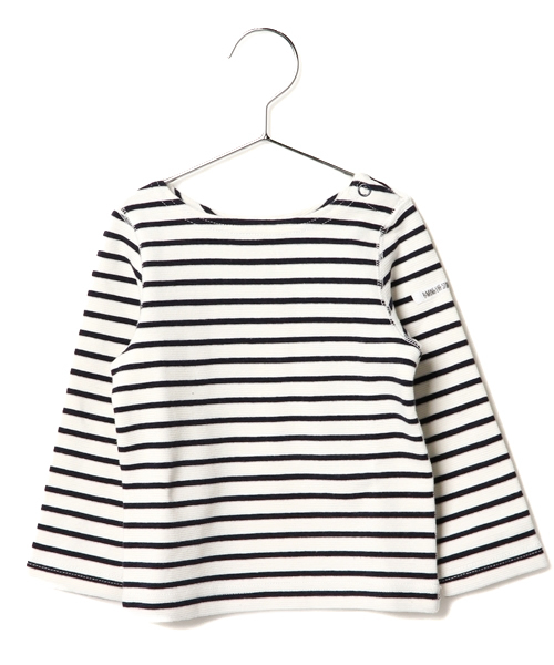 B:MING by BEAMS（ビーミングバイビームス）の「ビーミング by ビームス / ストレッチフライス長袖Tシャツ（Tシャツ/カットソー・キッズ・ネイビー/イエロー系その他/オフホワイト/ライトグレー・80/90/110/100/130/120）」の7枚目の写真